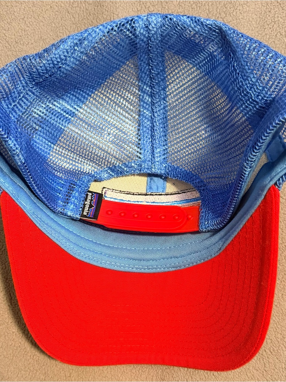 Patagonia - Trucker Style Hat - Adult One Size - SnapBack- Red White & Blue - Picture 2 of 3
